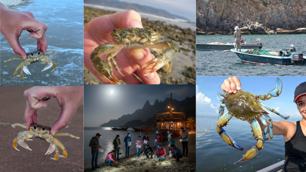 Crab Hunting in Musandam Dubai from Bangalore, crab hunting tour