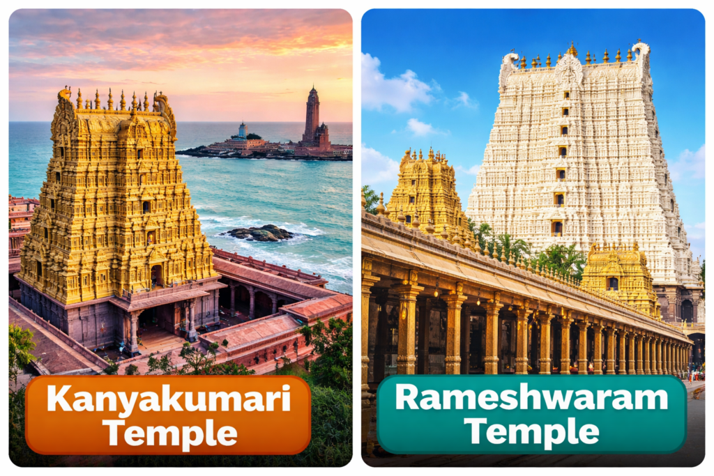 Kanyakumari to Rameshwaram tour package from bangalore