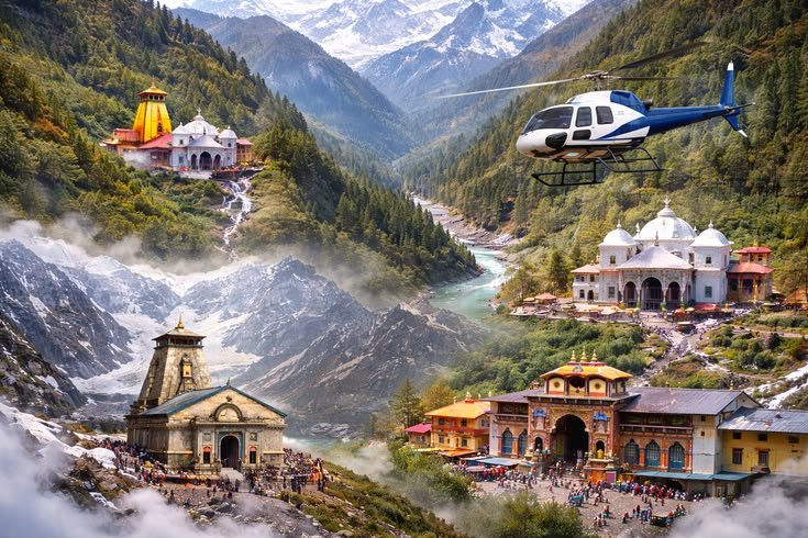 char dham yatra name list with places