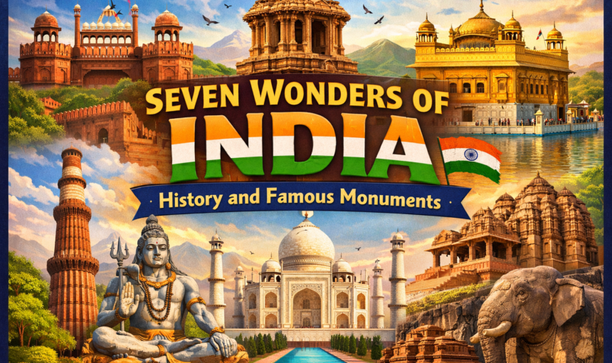 Seven Wonders of India List – History & 7 Famous Monuments