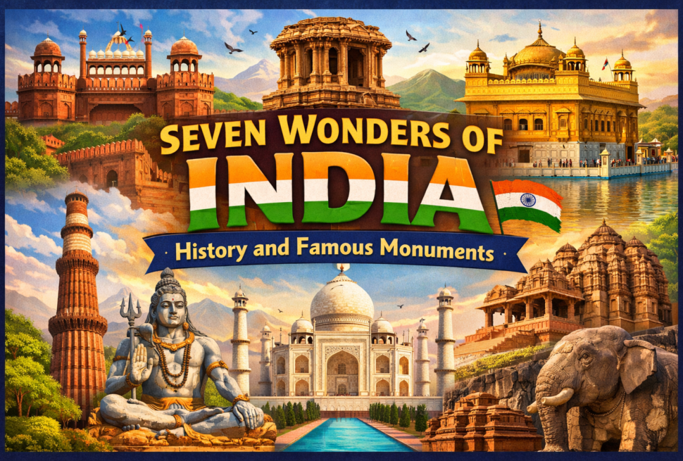 Seven Wonders of India List – History & 7 Famous Monuments