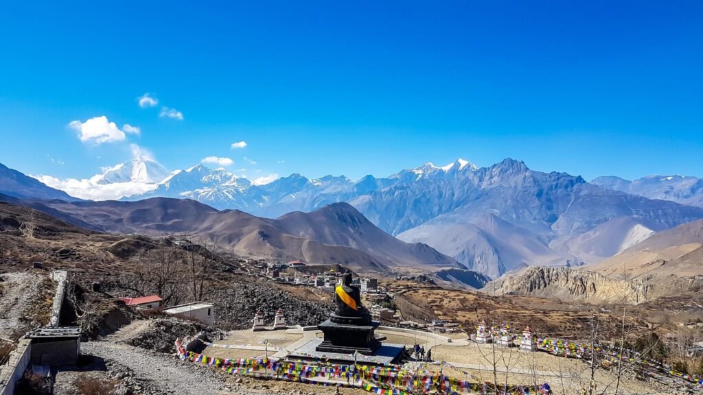 Muktinath Tour Package - A temple with himalayan view