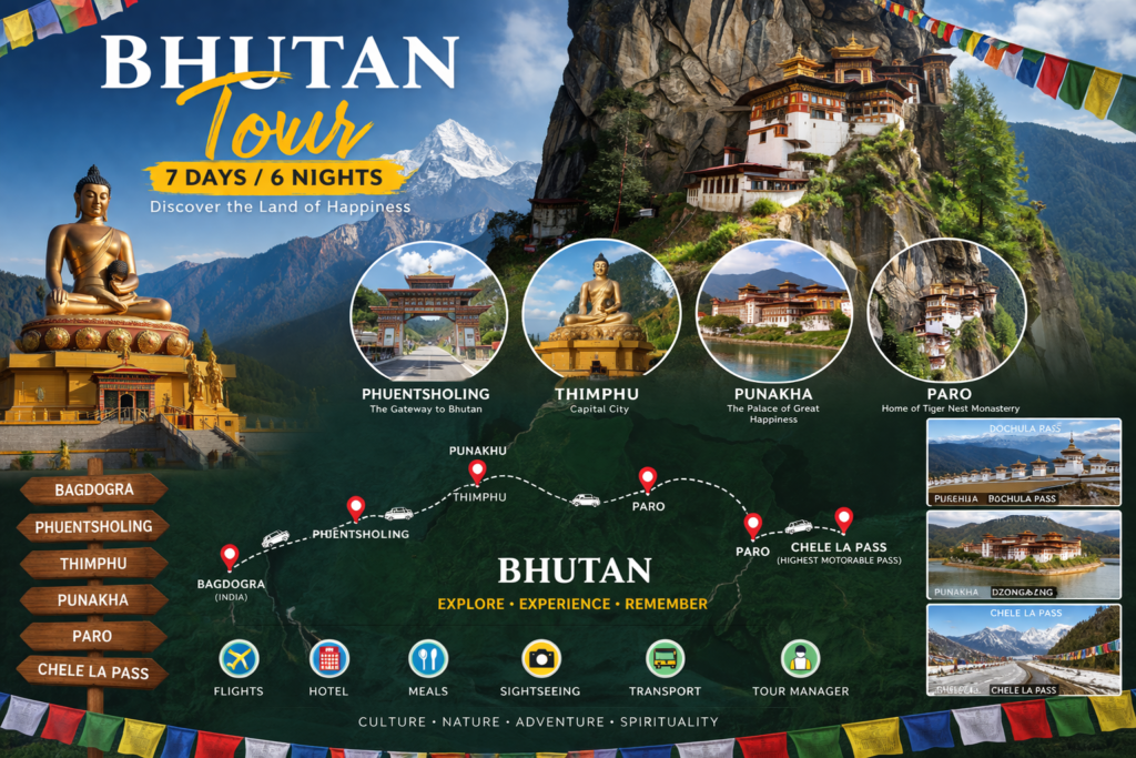 BHUTAN TOUR PACKAGES FROM BANGALORE