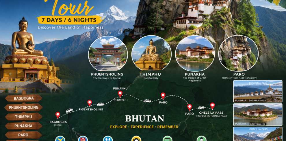 BHUTAN TOUR PACKAGES FROM BANGALORE