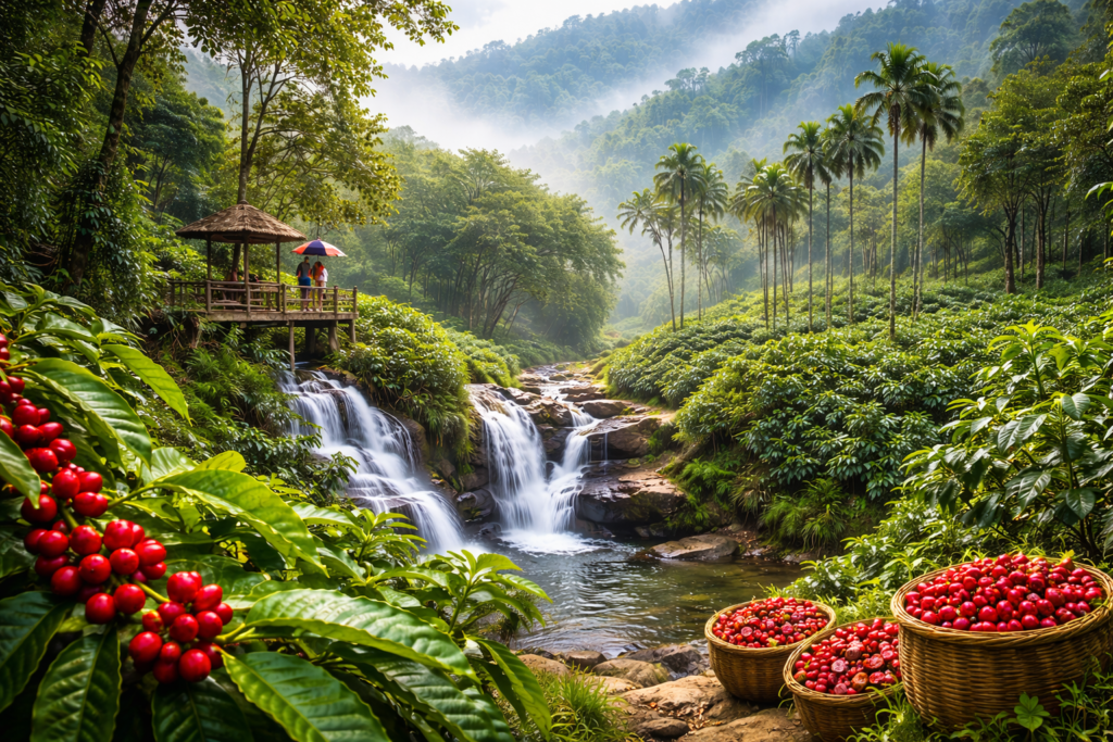 Coorg The Coffee Capital Serene morning at a Coorg coffee plantation