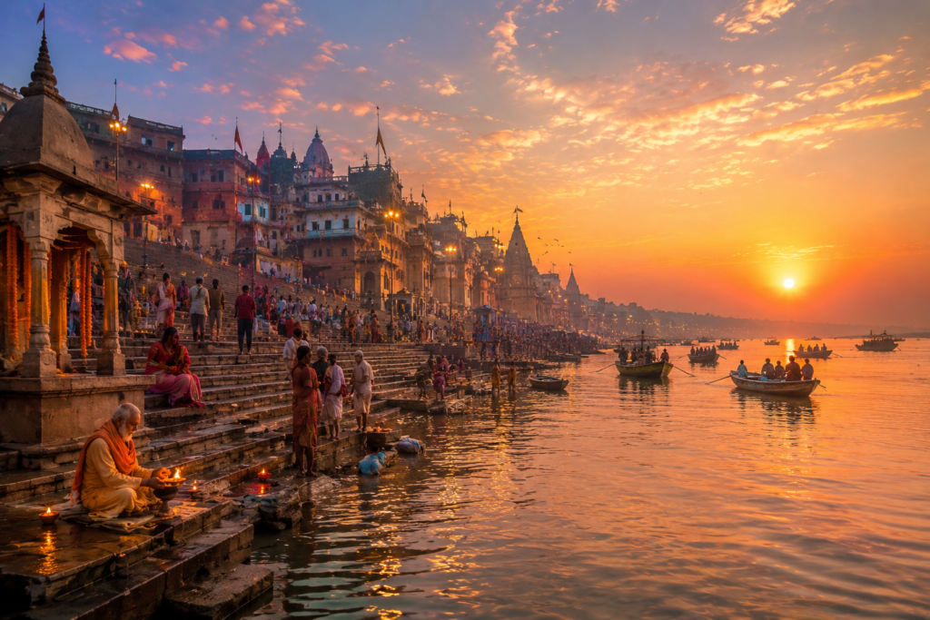 Assi Ghat Varanasi Complete Guide with seven sands tourism