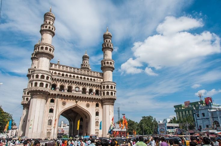 Charminar in Hyderabad with seven sands tourism