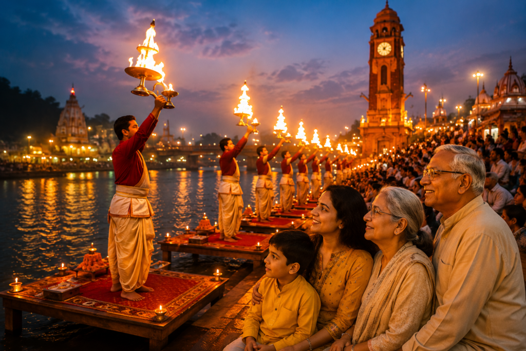 Ganga Aarti in Haridwar – Complete Guide with seven sands tourism