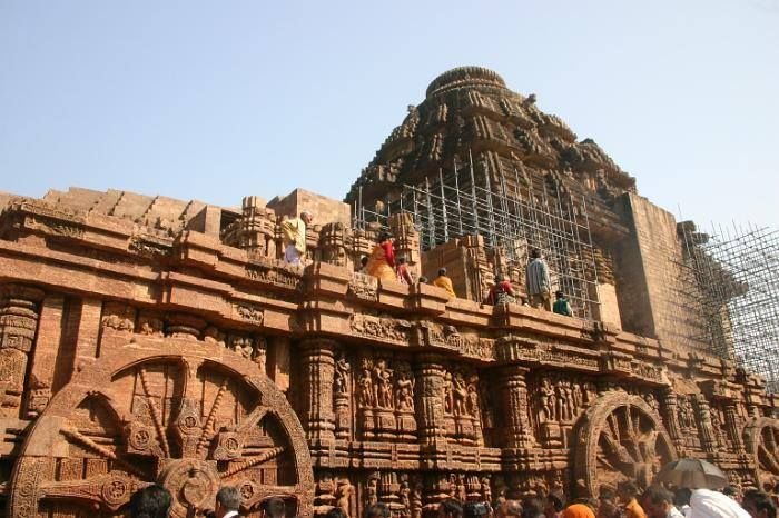 Konark Sun Temple 11 with seven sands tourism