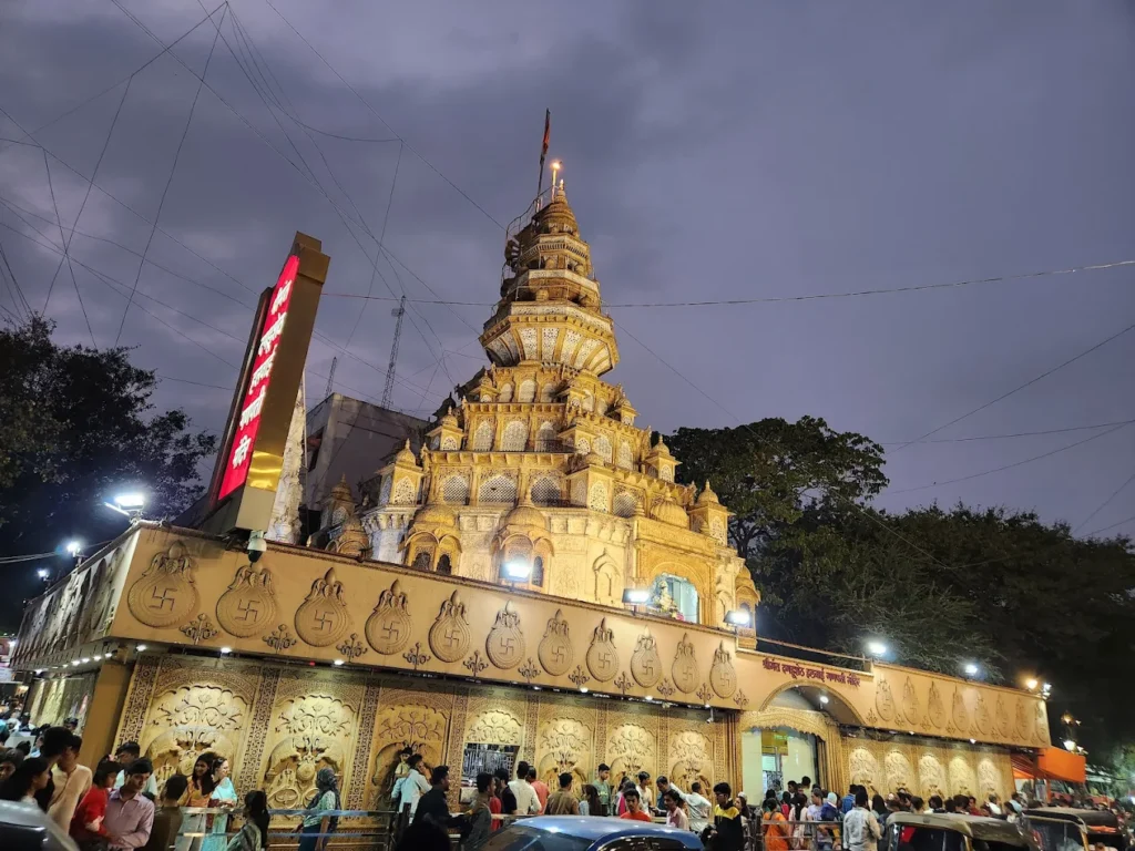 Shrimant Dagdusheth Halwai Ganpati Mandir SIDE VIEW