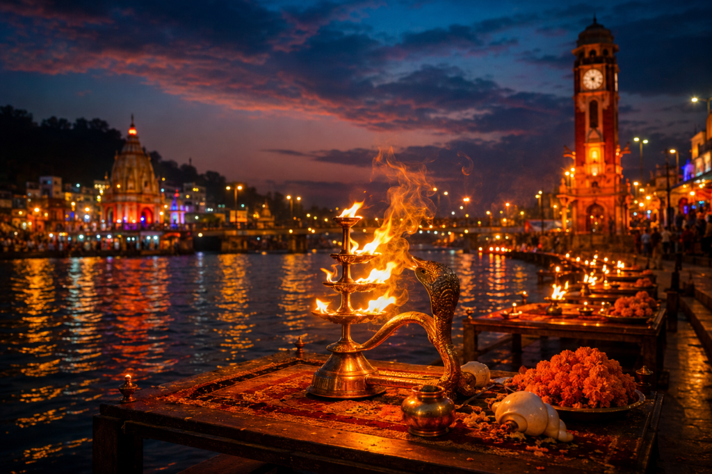 ganga aarti timing in morning and evening