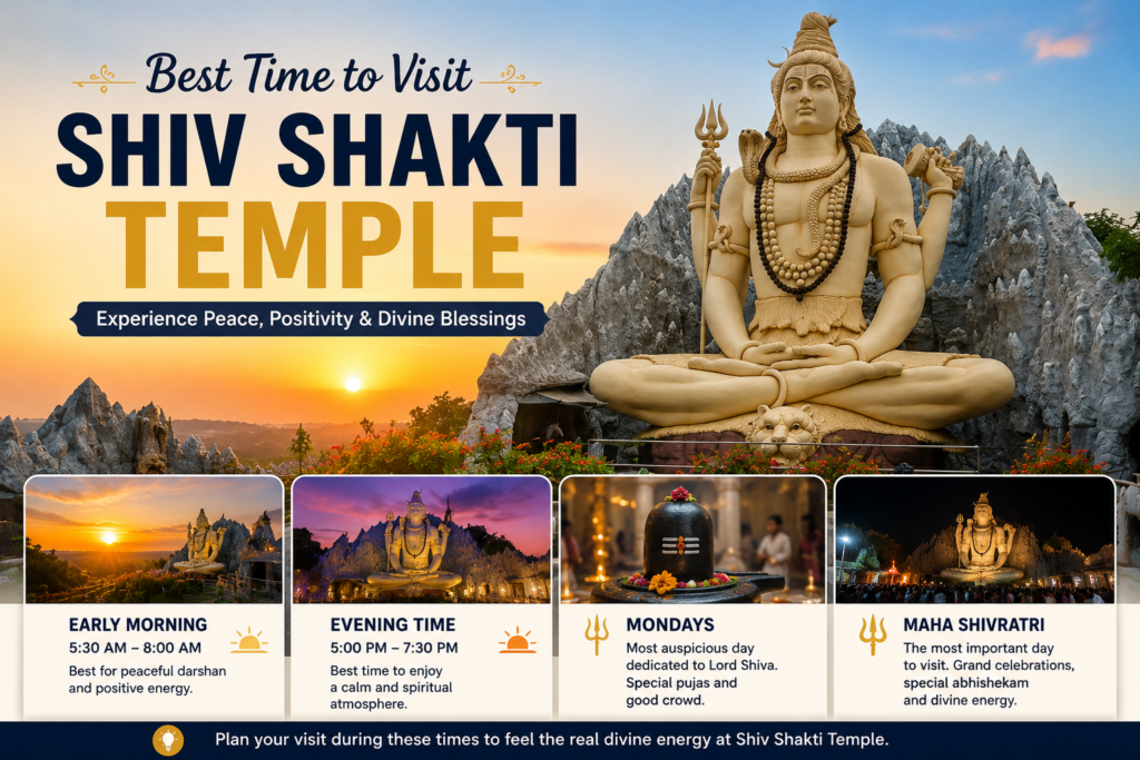 Best times to visit Shiv Shakti Temple in bangalore