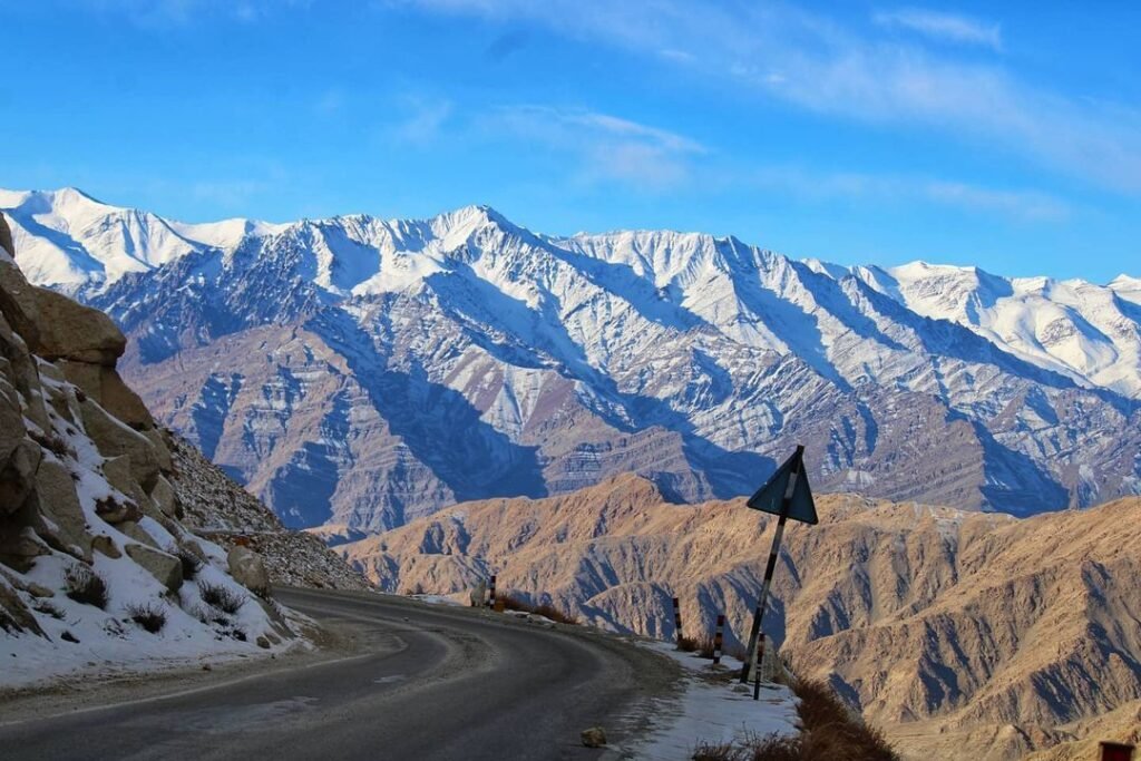 Coolest Places to Visit in India in Summer, Leh-Ladakh with seven sands tourism