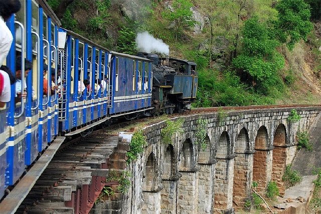 Toy train ride in Ooty