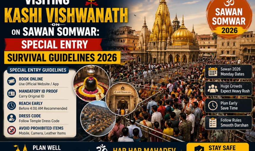 Visiting Kashi Vishwanath Sawan Somwar 2026