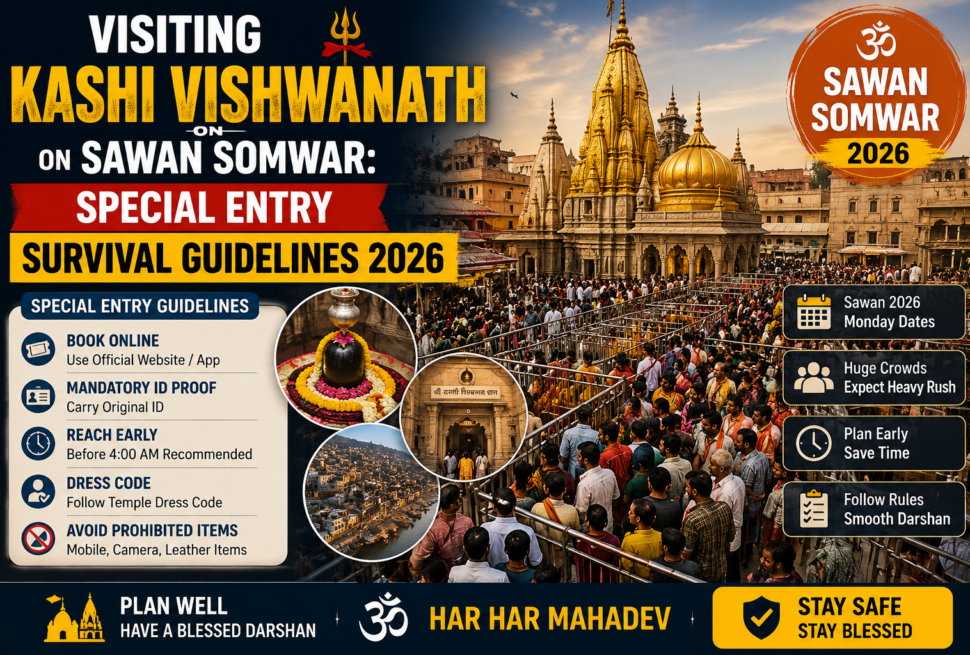 Visiting Kashi Vishwanath Sawan Somwar 2026
