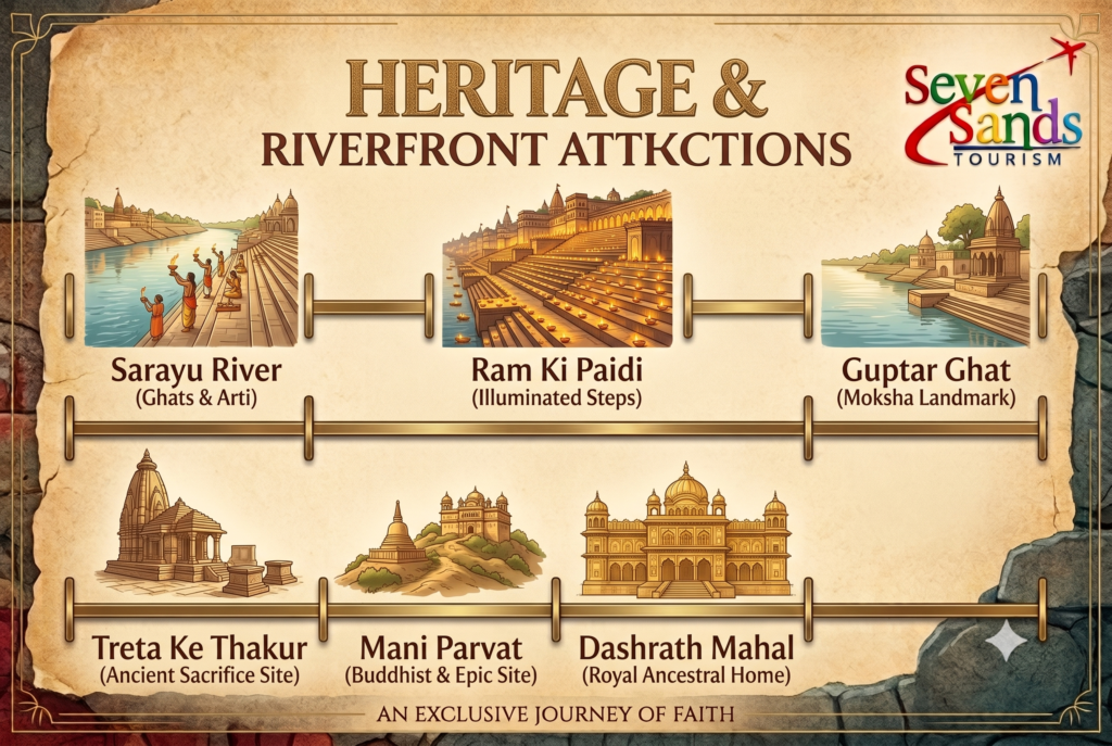 Discover Ayodhya’s Heritage & Riverfront Attractions