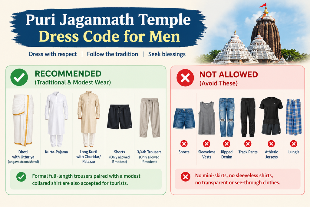 Puri Temple men Dress Code Guide